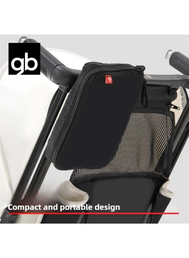 جي بي حقيبة سفر جودبيبي لعربة الأطفال بوكيت/بوكيت+، مبطنة من الداخل، مزودة بحزام كتف، لون أسود - Image 2